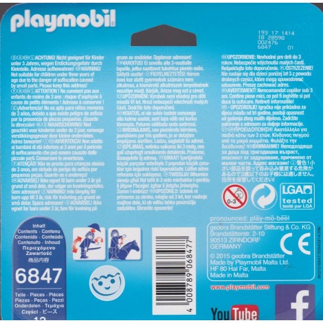 PLAYMOBIL  DUO PACK 6847 COPPIA DI CAVALIERI