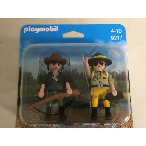 PLAYMOBIL  DUO PACK 9217 RANGER E BRACCONIERE