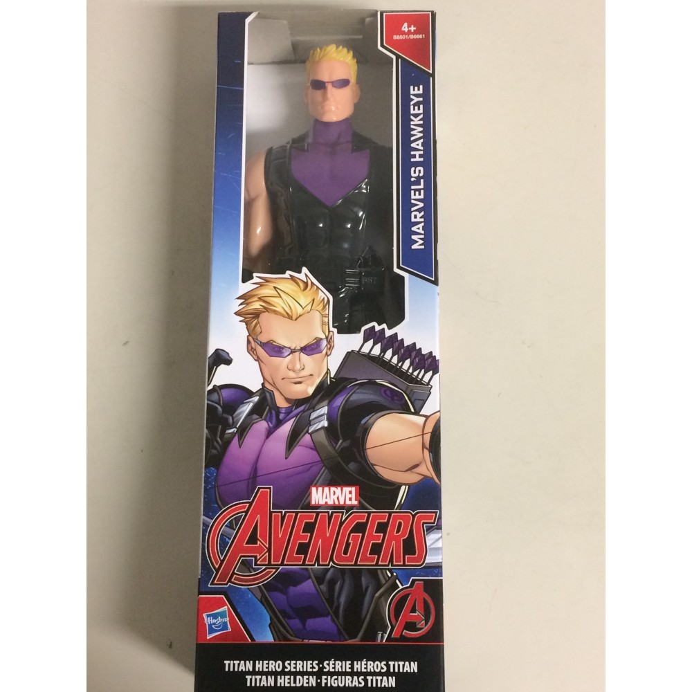 MARVEL AVENGERS  ACTION FIGURE 12 " - 30 cm MARVEL'S HAWKEYE HASBRO B8501 / B6661 TITAN HERO SERIES