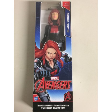 MARVEL AVENGERS  ACTION FIGURE 12 " - 30 cm BLACK WIDOW HASBRO B6534 / B6661 TITAN HERO SERIES