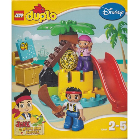 LEGO DUPLO 10604 JAKE ANS THE NEVER LAND PIRATES TREASURE ISLAND