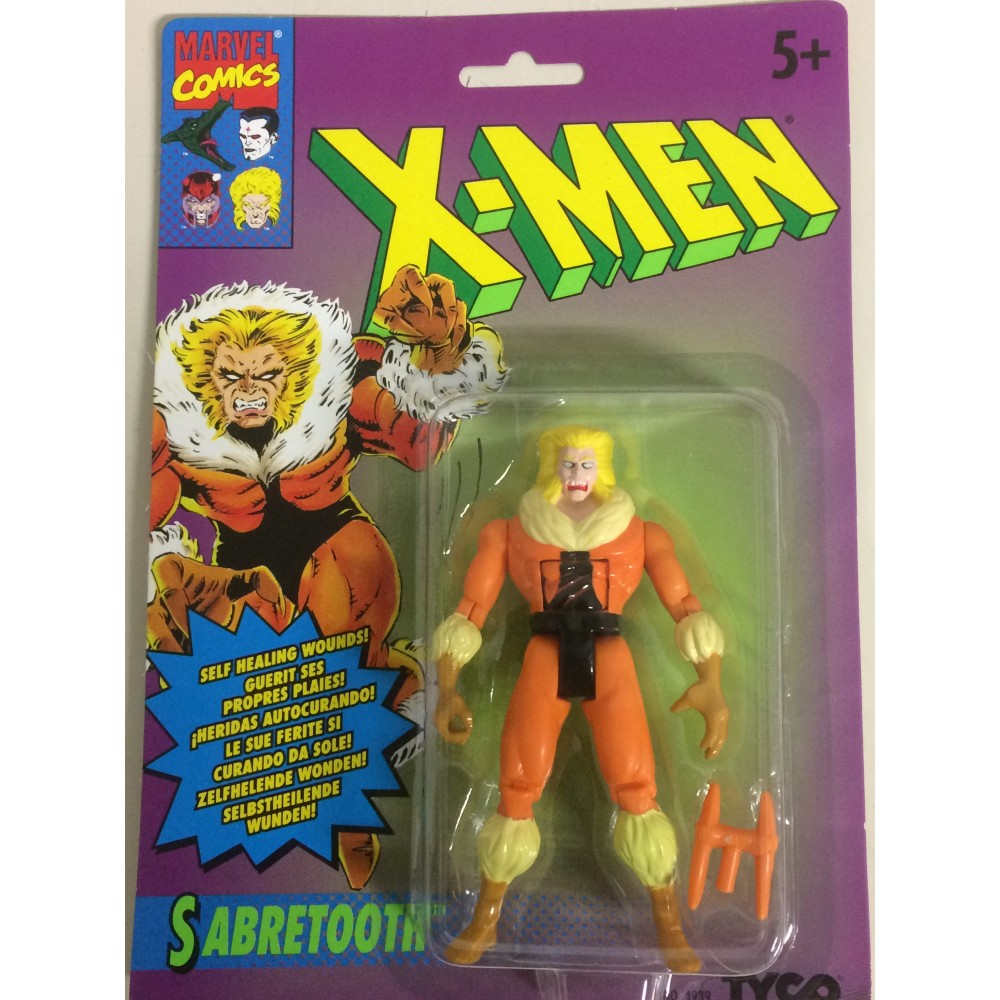 MARVEL'S X MEN ACTION FIGURE 3.75" - 9 CM  SABRETOOTH  TYCO 4939