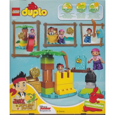 LEGO DUPLO 10604 JAKE ANS THE NEVER LAND PIRATES TREASURE ISLAND