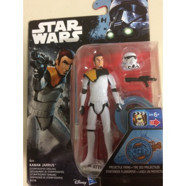 STAR WARS ACTION FIGURE  3.75 " - 9 cm KANAN JARRUS ( STORMTROOPER DISGUISE ) hasbro B7278