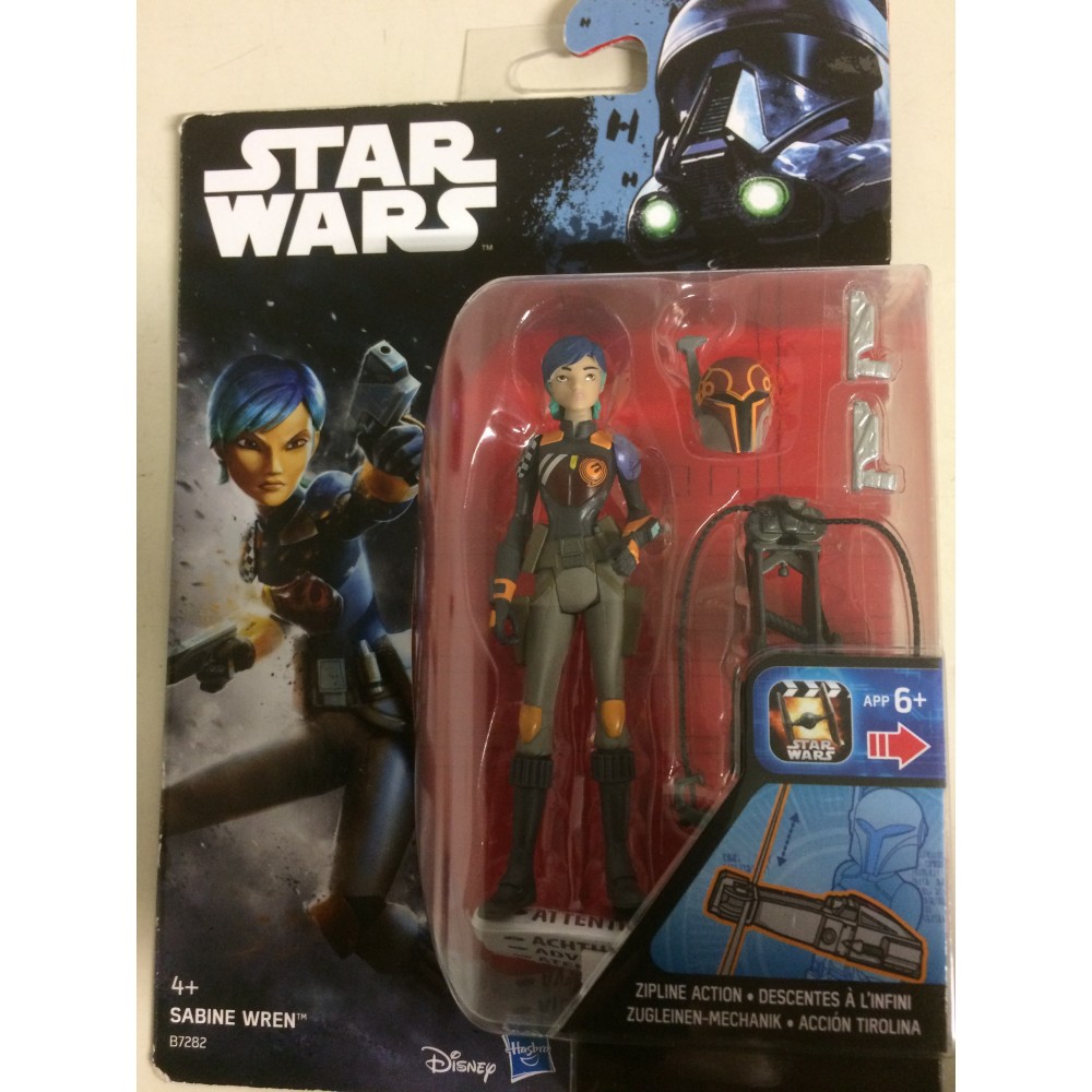 STAR WARS ACTION FIGURE  3.75 " - 9 cm SABINE WREN hasbro B7282