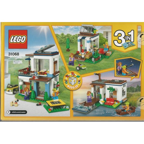 LEGO CREATORE 31068 MODULAR MODERN HOUSE 3 IN 1