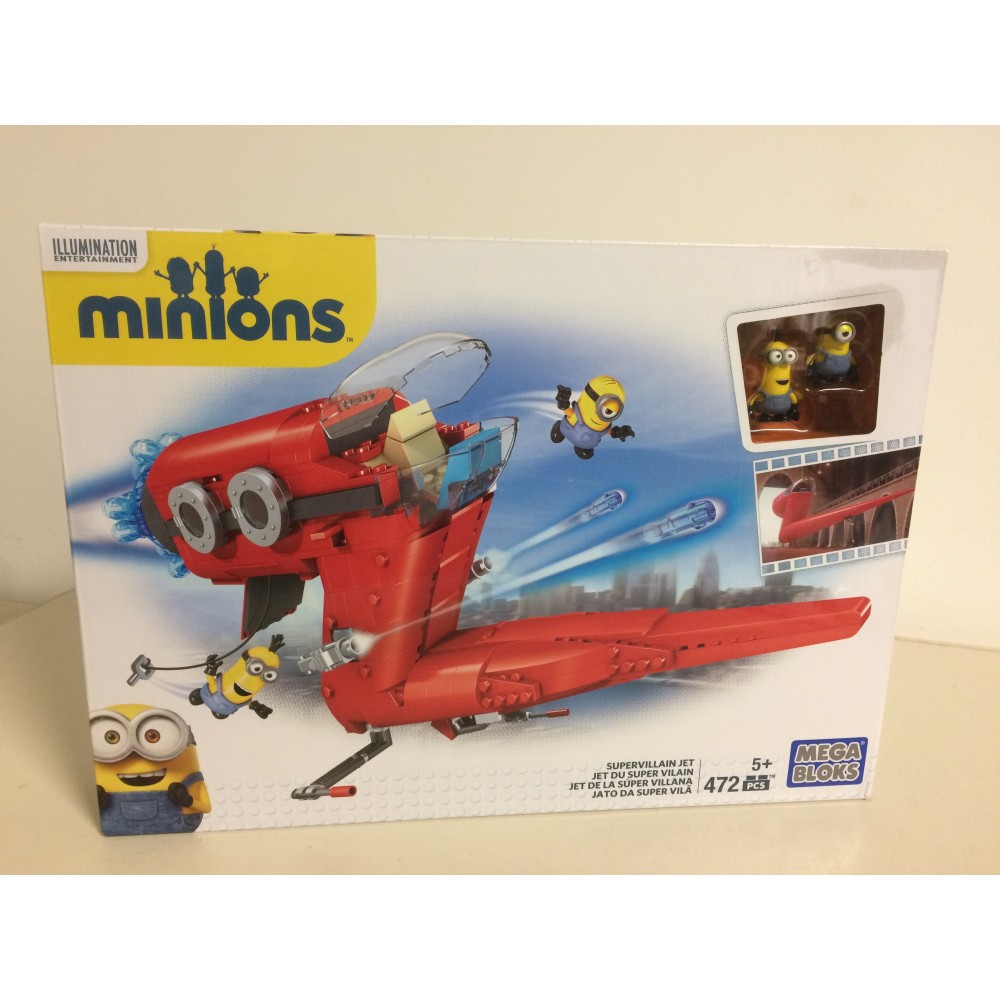 MEGA BLOKS MINIONS SUPER VILLAIN JET