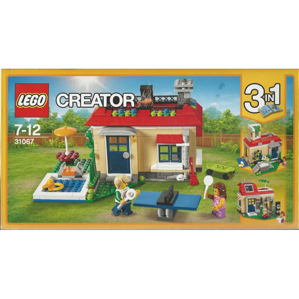 LEGO CREATOR 31067 VACANZA IN PISCINA MODULARE 3 IN 1