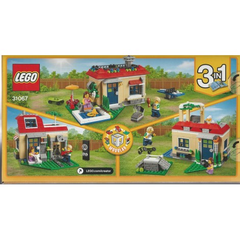 LEGO CREATOR 31067 VACANZA IN PISCINA MODULARE 3 IN 1