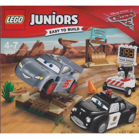 LEGO JUNIORS EASY TO BUILT CARS 3 10742 TEST DI VELOCITA' AL PICCO WILLY