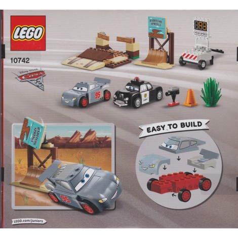 LEGO JUNIORS EASY TO BUILT CARS 3 10742 TEST DI VELOCITA' AL PICCO WILLY