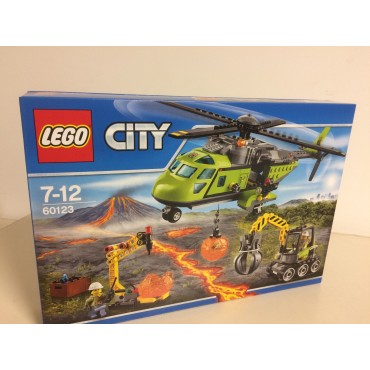 LEGO CITY 60123 VOLCANO SUPPLY HELICOPTER