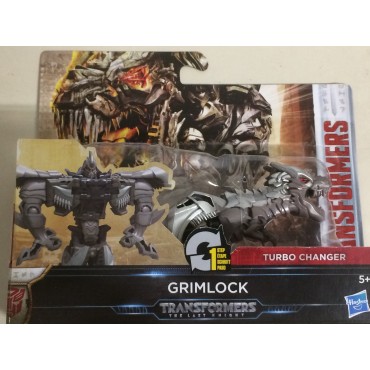 TRANSFORMERS ACTION FIGURE 3.75" - 9 cm THE LAST KNIGHT GRIMLOCK turbo changer Hasbro C2822