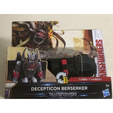 TRANSFORMERS ACTION FIGURE 3.75" - 9 cm THE LAST KNIGHT  DECEPTICON BERSERKER turbo changer Hasbro C2823