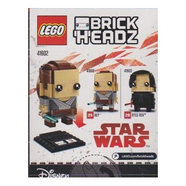 LEGO BRICKHEADZ 41602 REY STAR WARS SERIE 2 N° 25