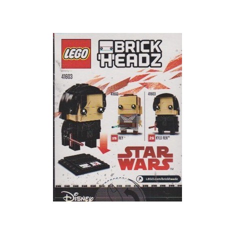 LEGO BRICKHEADZ 41602 REY STAR WARS SERIE 2 N° 25