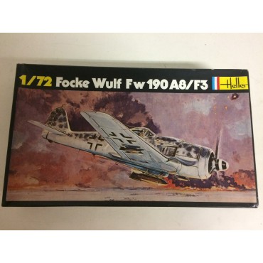 modellino in plastica HELLER 235 FOCKE WULF FW 190 A8 / F3 nuovo in scatola  aperta