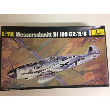 modellino in plastica HELLER 230 MESSERSCHMITT BF 109 G2 / 5 / 6  nuovo in scatola  aperta