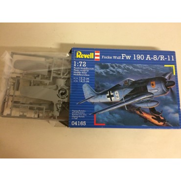 plastic model kit scale 1 : 72 REVELL 04165 FOCKE WULF FW 190 A-8 / R-11  new in open box