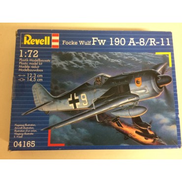 modellino in plastica REVELL 04165 FOCKE WULF FW 190 A-8 / R-11 scala 1: 72 nuovo in scatola  aperta