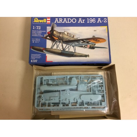plastic model kit scale 1 : 72 REVELL 4197 ARADO AR 196 A-2 new in open box