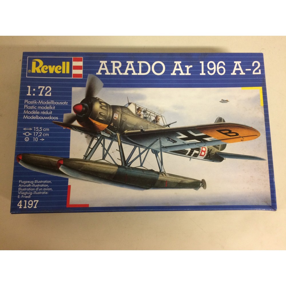 modellino in plastica REVELL 4197 ARADO AR 196 A-2  scala 1: 72 nuovo in scatola  aperta