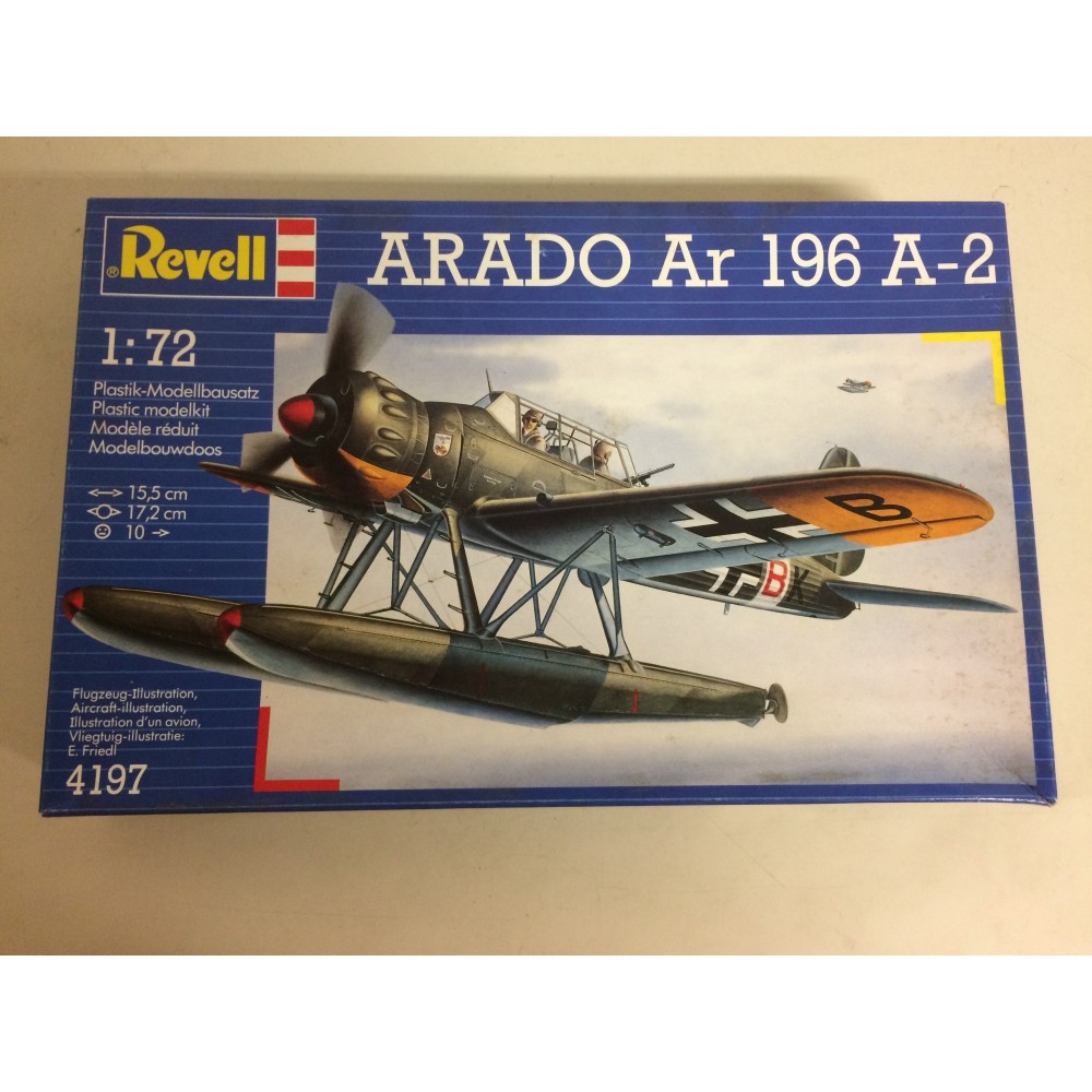 plastic model kit scale 1 : 72 REVELL 4197 ARADO AR 196 A-2 new in open box