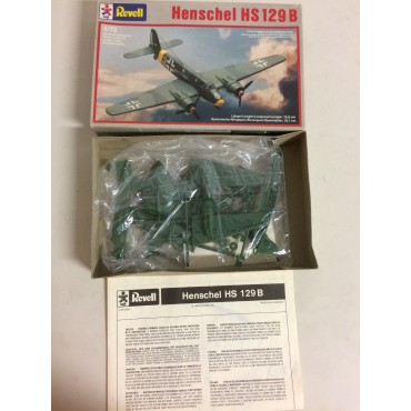 modellino in plastica REVELL 4169 HENSCHEL HS 129 B  scala 1: 72 nuovo in scatola  aperta