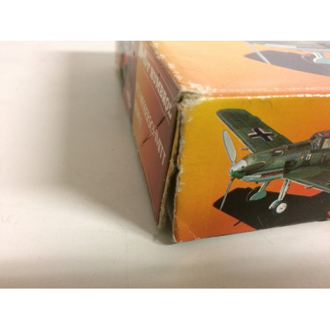 plastic model kit scale 1 : 72 HELLER HUMBOROL 80234  MESSERSCHMITT BF 109 E  new in open  & damaged box