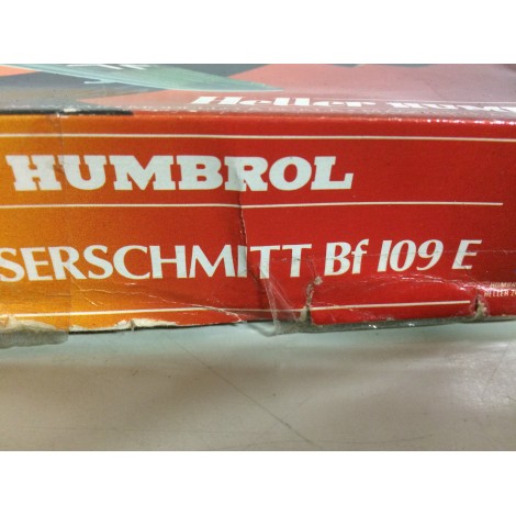 plastic model kit scale 1 : 72 HELLER HUMBOROL 80234  MESSERSCHMITT BF 109 E  new in open  & damaged box