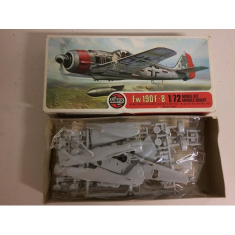 modellino in plastica AIRFIX 02063-7 FOCKE WULF 190 F-8 serie 2  scala 1: 72 nuovo in scatola  aperta