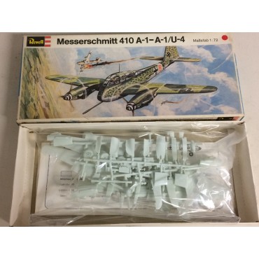 modellino in plastica REVELL MESSERSCHMITT 410 A-1 - A-1/ U-4 scala 1: 72 nuovo in scatola  aperta