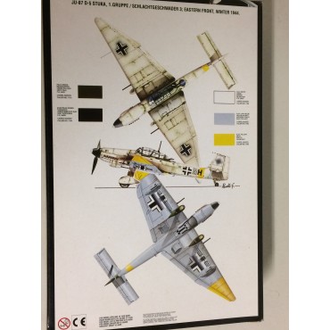 modellino in plastica ITALERI N° 070 STUKA JU-87 D-5  scala 1: 72 nuovo in scatola  aperta