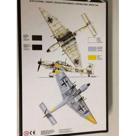 modellino in plastica ITALERI N° 070 STUKA JU-87 D-5  scala 1: 72 nuovo in scatola  aperta