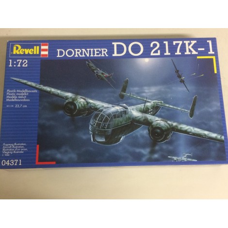 modellino in plastica REVELL 04371 DORNIER DO 217 K-1 scala 1: 72 nuovo in scatola  aperta