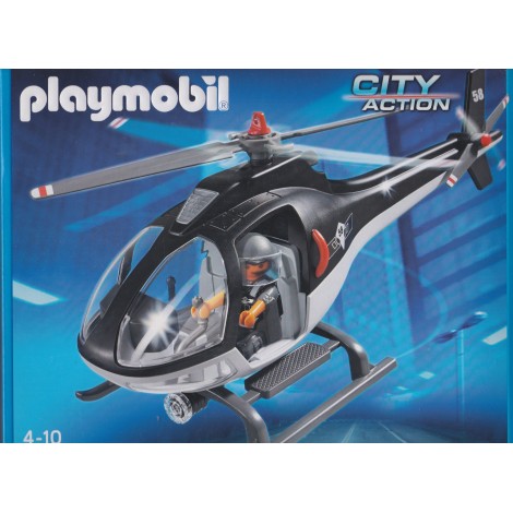 PLAYMOBIL CITY ACTION 5563 POLICE TACTICAL UNIT HELICOPTER