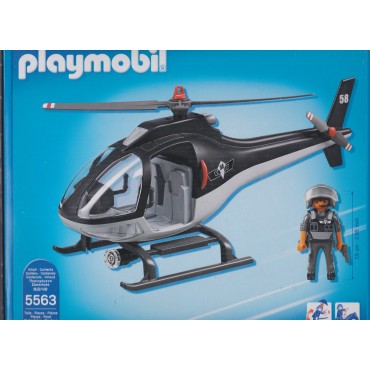 PLAYMOBIL CITY ACTION 5563 POLICE TACTICAL UNIT HELICOPTER