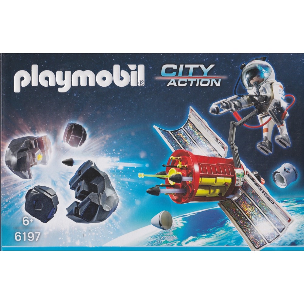 PLAYMOBIL CITY ACTION 6197 SONDA SPAZIALE ANTI METEORITI