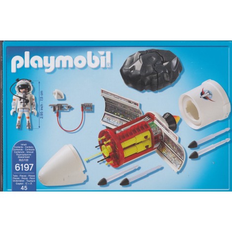 PLAYMOBIL CITY ACTION 6197 SONDA SPAZIALE ANTI METEORITI