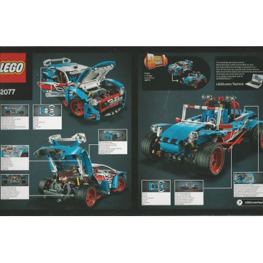 LEGO TECHNIC 42077 AUTO DA RALLY 2 IN 1