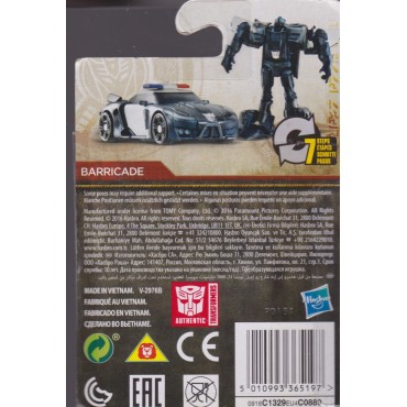 TRANSFORMERS ACTION FIGURE 2" - 5 cm  BARRICADE LEGION CLASS  THE LAST KING Hasbro C1329