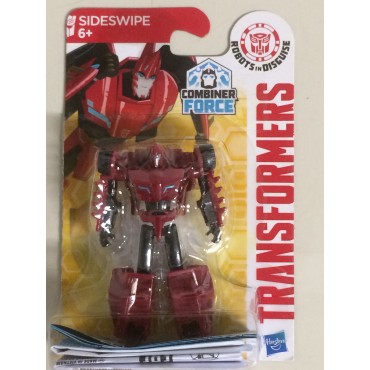 TRANSFORMERS ACTION FIGURE 2" - 5 cm SIDESWIPE LEGION CLASS ROBOTS IN DISGUISE - COMBINER FORCE  Hasbro B0896