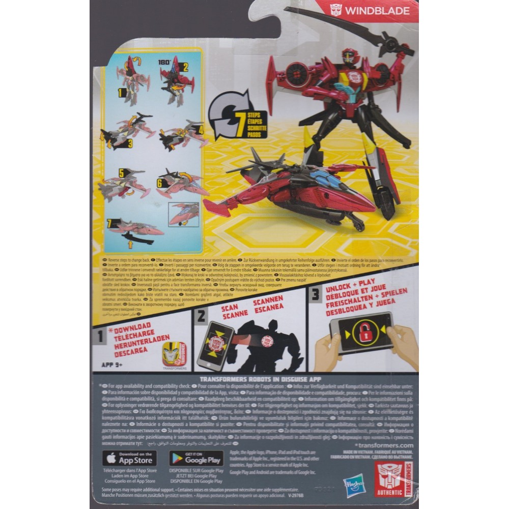 TRANSFORMERS ACTION FIGURE 12,5 cm WINDBLADE Hasbro B1079