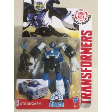 TRANSFORMERS ACTION FIGURE 5 " - 12,5 cm  STRONGARM Hasbro B0910 ROBOTS IN DISGUISE  WARRIORS CLASS