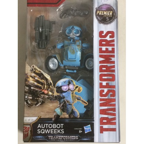 TRANSFORMERS ACTION FIGURE 5,5" - 15 cm  AUTOBOT SQWEEKS  Hasbro C2403 THE LAST KNIGHT PREMIER EDITION DELUXE CLASS