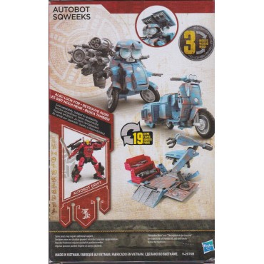 TRANSFORMERS ACTION FIGURE 5,5" - 15 cm  AUTOBOT SQWEEKS  Hasbro C2403 THE LAST KNIGHT PREMIER EDITION DELUXE CLASS