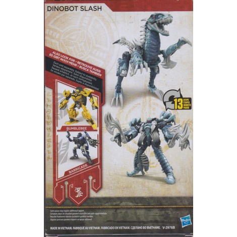 TRANSFORMERS ACTION FIGURE 5,5" - 15 cm  DINOBOT SLASH  Hasbro C1323 THE LAST KNIGHT PREMIER EDITION DELUXE CLASS