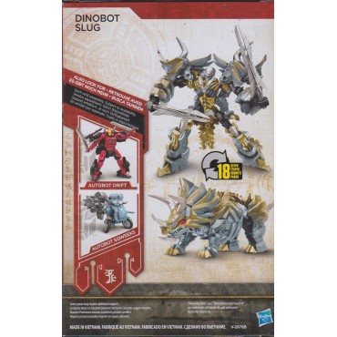 TRANSFORMERS ACTION FIGURE 5,5" - 15 cm  DINOBOT SLUG  Hasbro C2402 THE LAST KNIGHT PREMIER EDITION DELUXE CLASS