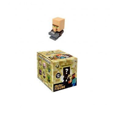 Minecraft 2.5 cm action figure Serie 6 BLACKSMITH VILLAGER  Single Mini Figure NEW in opened box