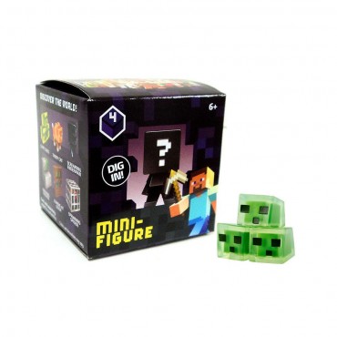 Minecraft 2.5 cm action figure Serie 4 SKELETON PUMPKIN HEAD Single Mini Figure NEW in opened box